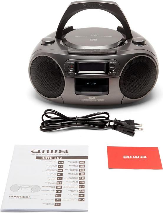 Produktbild Aiwa BBTC-660DAB/MG (DAB+, FM, Bluetooth)
