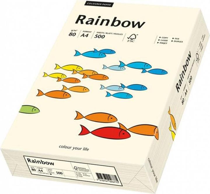 Produktbild Rainbow Kopierpapier farbig A4 (80 g/m², 500 x, A4)