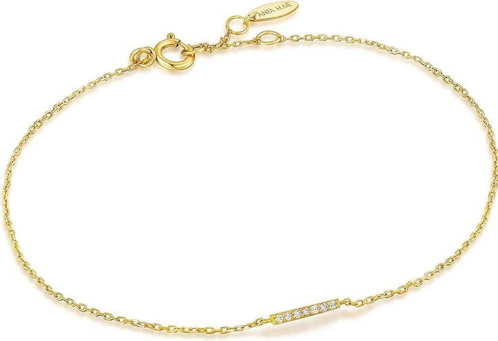 Ania Haie BAU004-02YG Magma Wave Armband Damen Gold 14K (16.50 cm, Oro amarillo 14K)