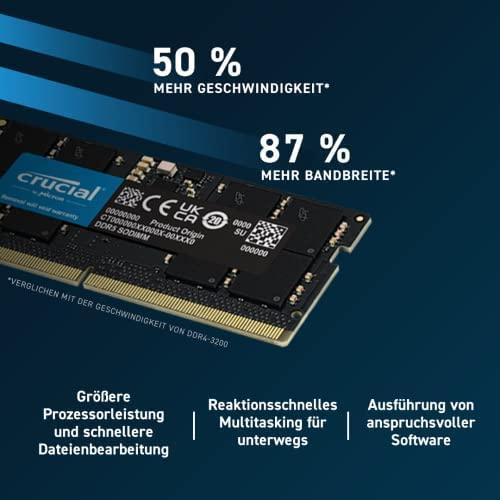 Productafbeelding Crucial Kit DDR5-4800 SODIMM (2 x 32GB, 4800 MHz, DDR5 RAM, SO-DIMM)