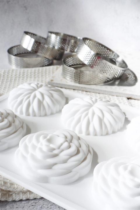 Produktbild ScrapCooking 4er Set Silikon Backform für Saint-Honoré klein (7 cm)