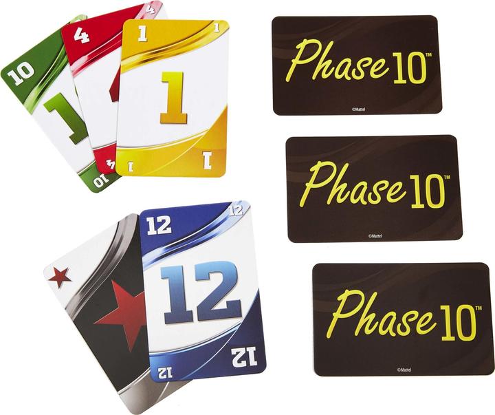 Produktbild Mattel Games Phase 10 (Deutsch, Englisch, Französisch, Italienisch)