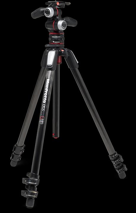 Produktbild Manfrotto 055XPRO Carbon Tripod w/3W H. (Metall)