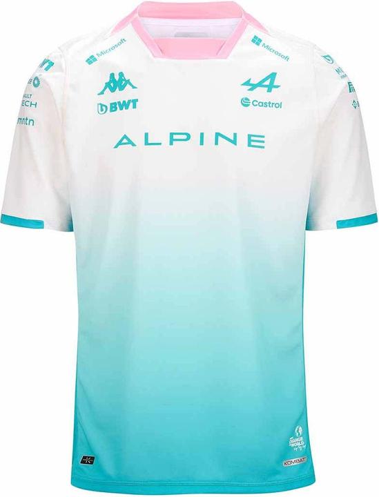 Image du produit Kappa Maillot Alpine F1 Kombat Miami Ocon 2024 (3XL)