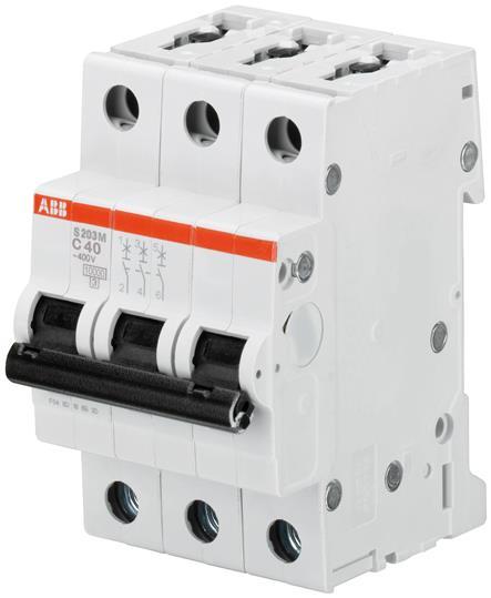 Produktbild ABB S203M-Z20 Sicherungsautomat Z-Char.,10kA,20A,3P S203M-Z20