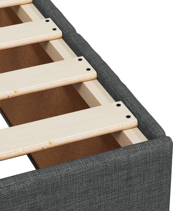 Produktbild VidaXL Bo x springbett mit Matratze 200 x 200 cm Stoff (200 x 200 cm, 200 x 200 cm)