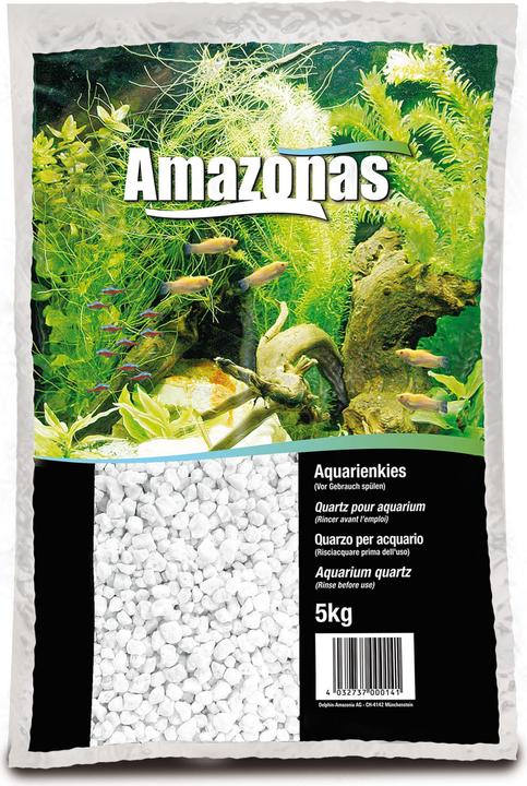 Produktbild Amazonas Aquarienkies weiss 2-3mm 5kg (Kies, sonstige Gegenstände)
