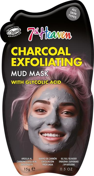 Actual product image 7th Heaven Mud Mask Charcoal 15 g