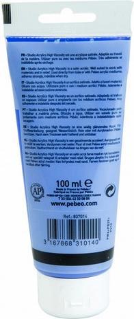 Produktbild Pebeo Studio Acrylics Feine Acrylfarben (Kobaltblau Imit, 100 ml)