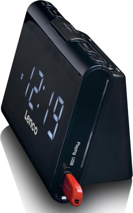 Image du produit Lenco Radio-réveil CR-525BK