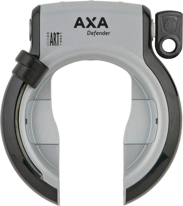 Produktbild AXA Ringschloss Defender ohne Schutzblechbefestigung ART** silber/schwarz