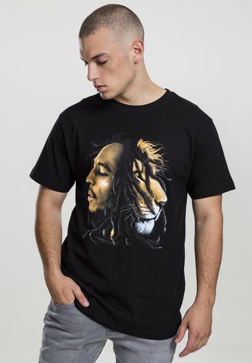Actual product image Mister Tee Bob Marley Lion Face Tee (XS)