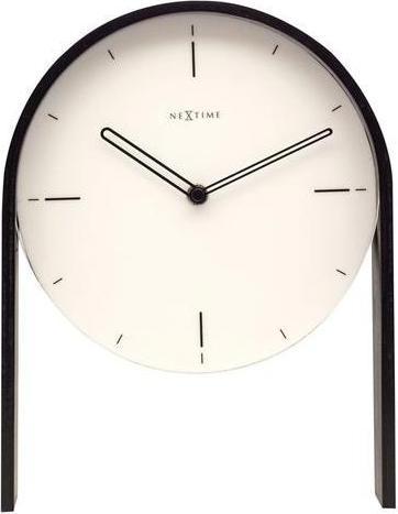 Actual product image Nextime Table clock Noa Black / White
