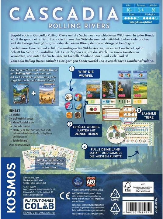 Actual product image Kosmos Cascadia Rolling Rivers (German)