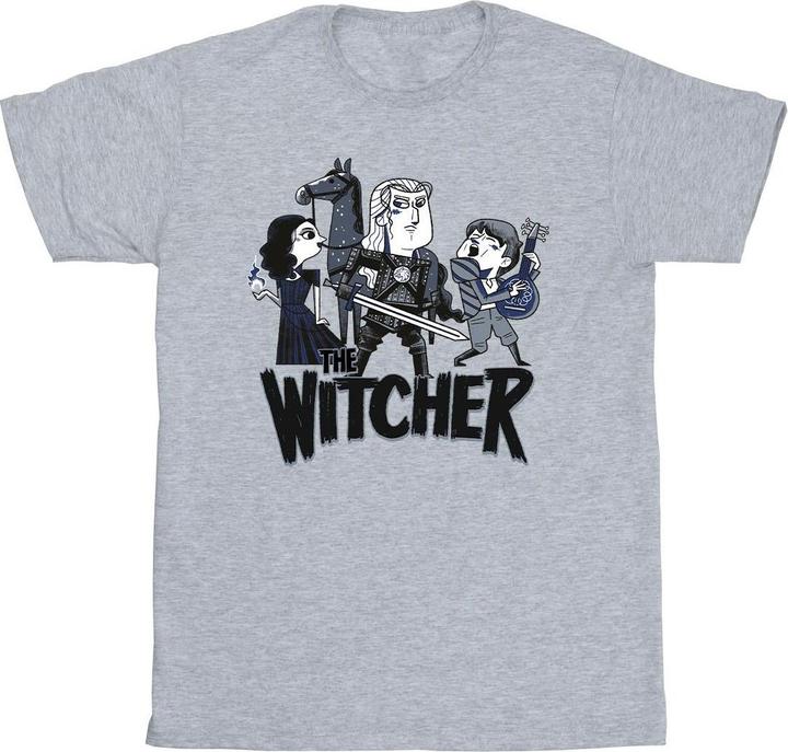Netflix The Witcher Team Illustrated TShirt