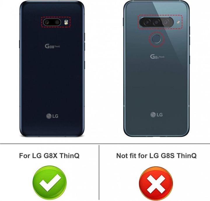 Actual product image Screenguard LG G8X ThinQ Flexible TPU Clear Case (G8X ThinQ)