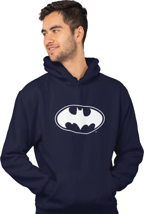 Actual product image Batman Unisex Adult Monochrome Logo Hoodie (L)
