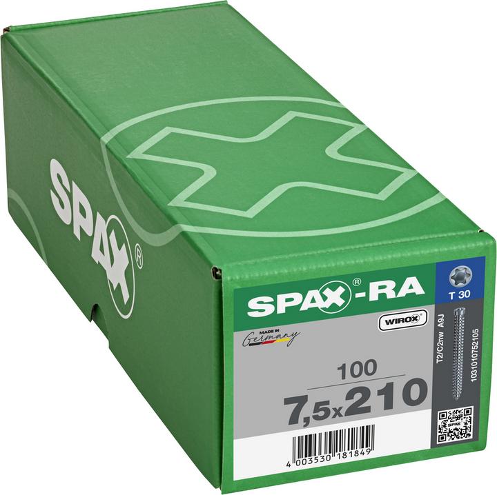 Produktbild Spax Rahmenanker mit Zylinderkopf ®-RA (100 Schrauben pro Stück)