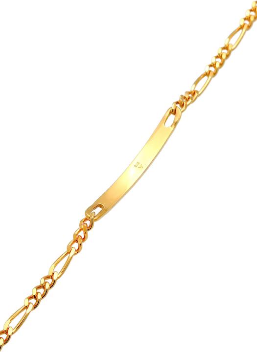 Immagine prodotto Kuzzoi Bracciale Uomo Piastra ID Figaro Classic Argento 925 (23 cm, Argento 925)