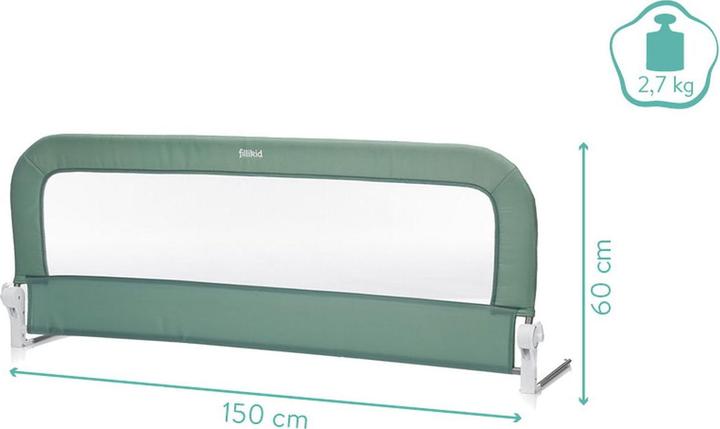 Immagine prodotto Fillikid Sponda del letto Lara - Menta (150 cm)