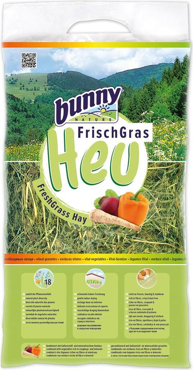 Actual product image Bunny Allgäu fresh grass hay with vital vegetables (0.50 kg, 1 x)