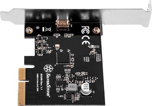 Image du produit Silverstone SST-ECU06, Carte d'interface USB-C 3.2 Gen 2x2 - PCIe