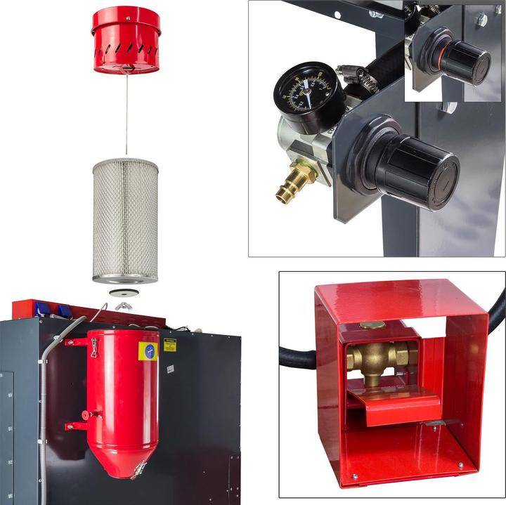 Image du produit Dema Cabine de sablage SK 1200l XXL Profi (5.50 bar, 400 l)