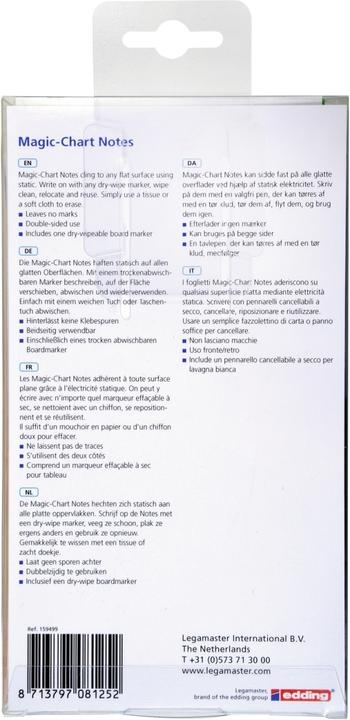 Nährwerte und Zutaten Legamaster Magic-Chart Notes