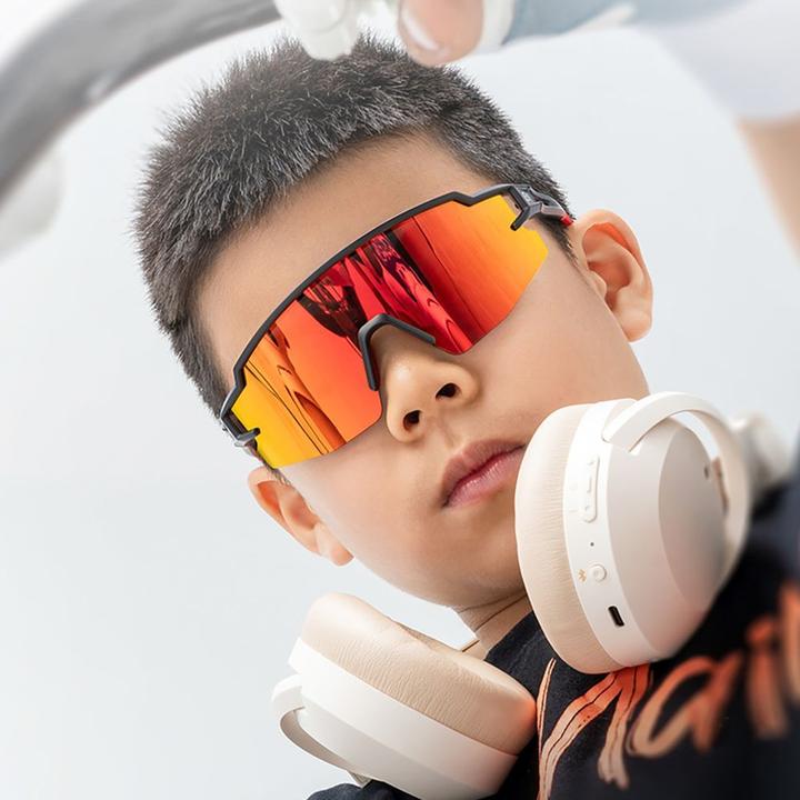 Produktbild Rockbros Other goods Kids Cycling Glasses, Polarized, UV Protection, Black (Schwarz, Schwarz)