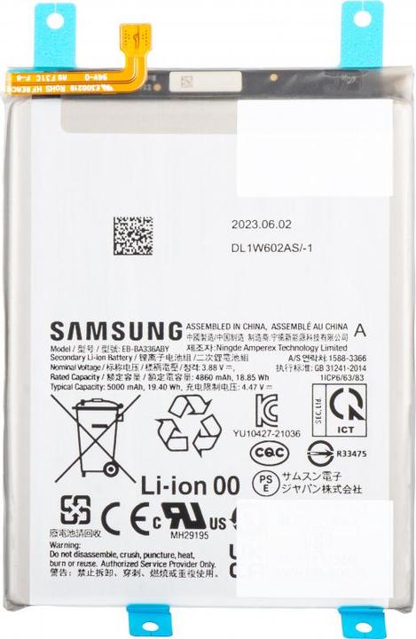 Image du produit Samsung Batterie Li-Ion EB-BA336ABY pour A536B Galaxy A53 5G