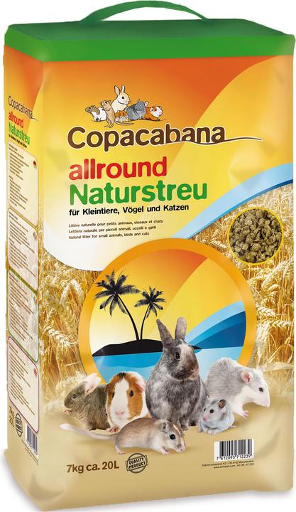 Copacabana Rifiuti naturali a tutto tondo (7 kg, Lettiera)