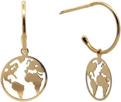 Passion Ohrringe Aus 9 Kt Gold - Welt (9 Karat Gold)