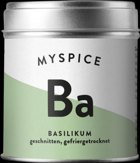 Actual product image Myspice Basil chopped freeze-dried (7 g)
