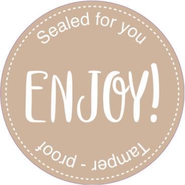 Image du produit METO Étiquettes de sécurité Secure Enjoy Ø50mm (500)