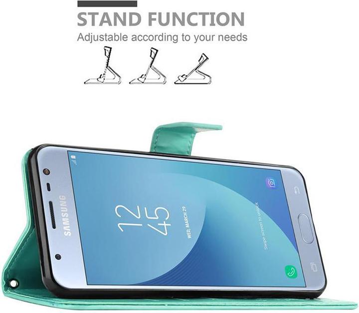 Image du produit Cadorabo Couverture du livre de fleurs (Samsung Galaxy J3 (2017))
