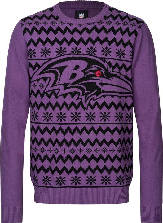 Foco NFL Winter Sweater XMAS Strick Pullover Baltimore Ravens XL (XL)