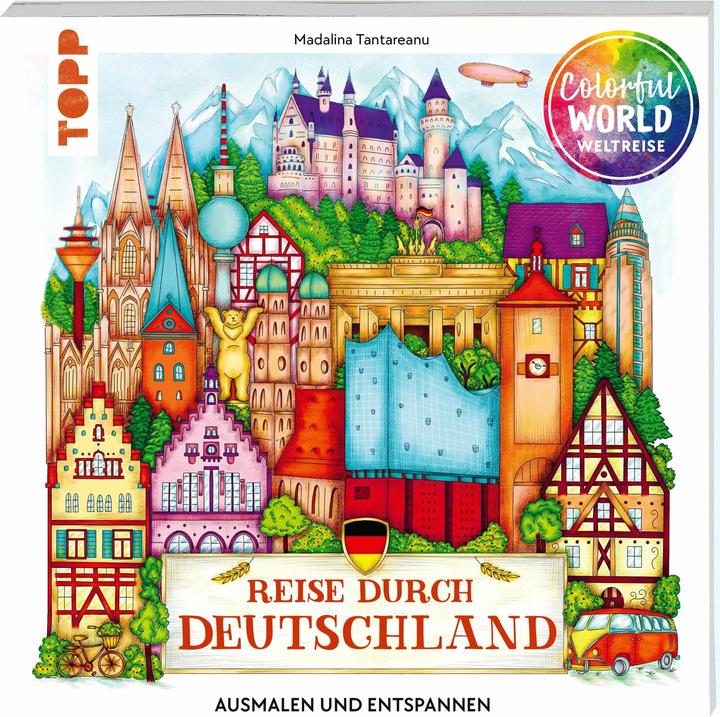Produktbild Topp Buch "Colorful World Weltreise - Reise durch Deutschland" (Deutsch, Madalina Tantareanu, 2025)