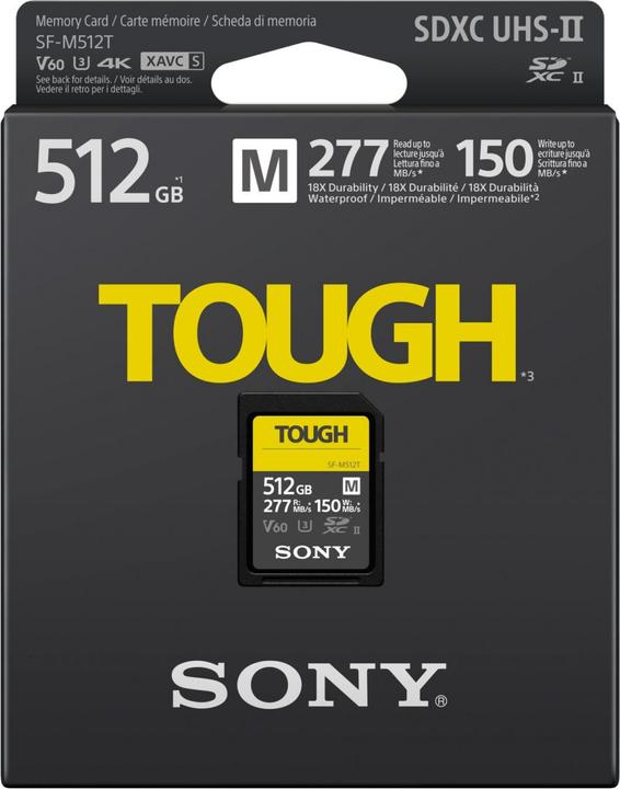 Produktbild Sony SF-M Tough (512 GB, SDXC, U3, UHS-II)
