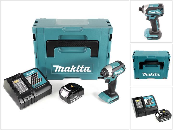 Image du produit Makita DTD 153 RF1J 18V Brushless Visseuse à choc sans fil + Boîter Makpac + 1x Batterie BL 1830 3,0 (Fonctionnement sur batterie)