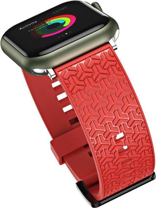 Image du produit Hurtel Bracelet montre Y pour Apple Watch 7 / SE (41/40 / 38mm) bracelet montre rouge (41 mm, 38 mm, 40 mm, TPU)