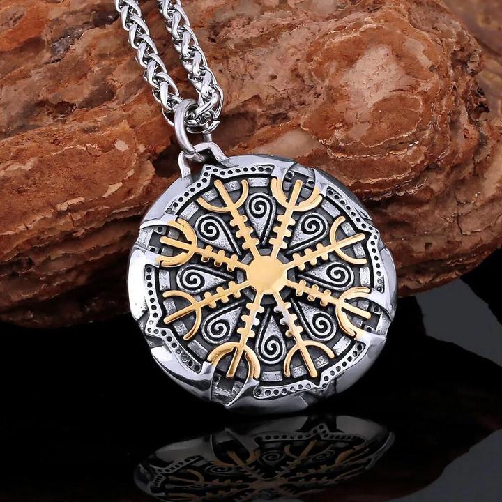 Produktbild Perlstein Keltischer Kompass (Metall)