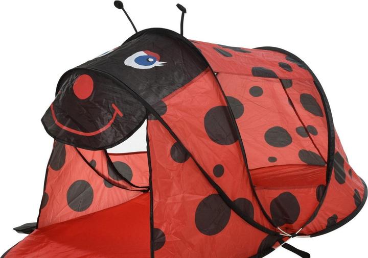 Produktbild Mojawo Kinder Pop-Up Strandmuschel Strandzelt Sichtschutz Zelt rot UV 50+ (Wurfzelt)