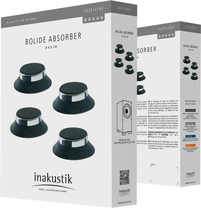 Image du produit Inakustik Amortisseurs Excellence Bolide Lot de 4