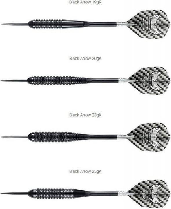 Immagine prodotto Harrows Freccette con punta in acciaio Juodas ARROW 3x21gR