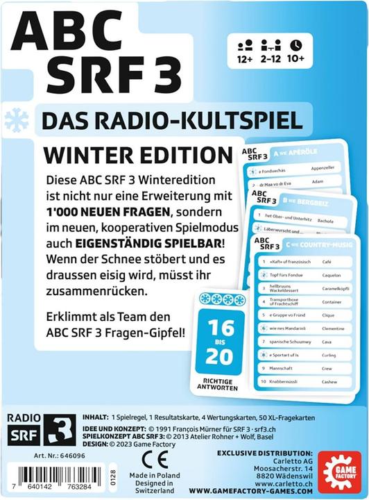 Energy Label Game Factory Abc Srf 3 (German)
