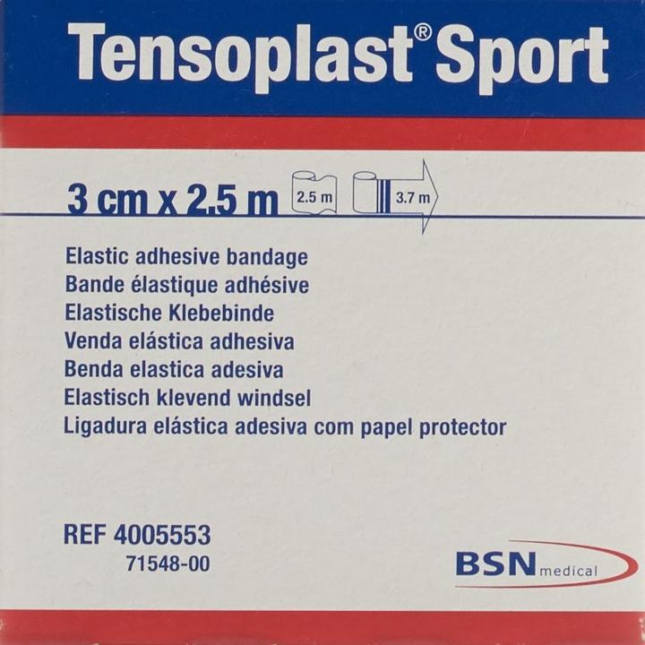 Actual product image BSN Tensoplast® Sport 3 x 2.5 m weiss (2.50 m)