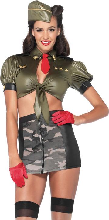 Produktbild Leg Avenue Fighter Girl Pilotin - Pin Up Cosplay Outfit (M)