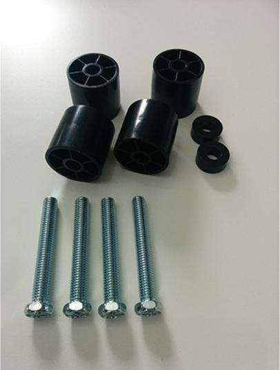 Image du produit Multibrackets Kit d'espacement incurvé (Platines de montage / d'adaption)