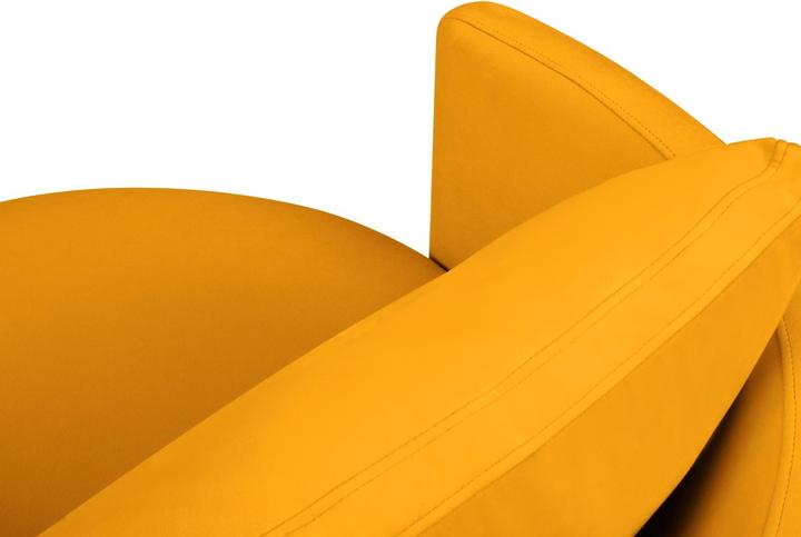 Image du produit Micadoni Fauteuil Pivotant en Velours, "Bliss", 1 Place, 92x92x75 Fabriqué en Europe
