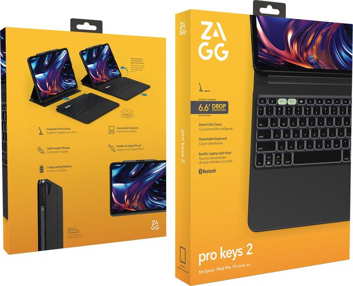Actual product image Zagg Keyboard Pro (CH, iPad Pro 13 2024 (M4))